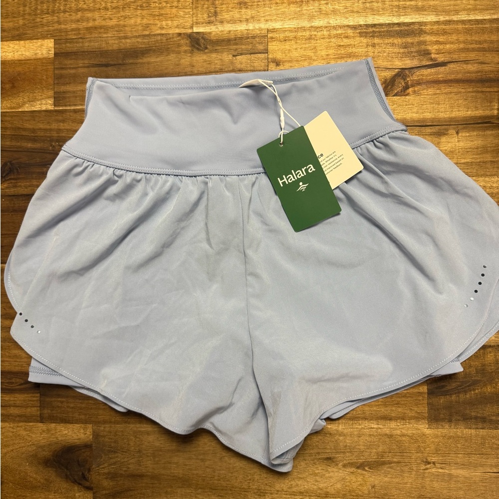 Halara Women's Light Blue Shorts NWT